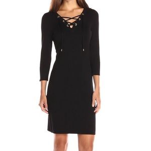Calvin Klein Black Lace up front size M